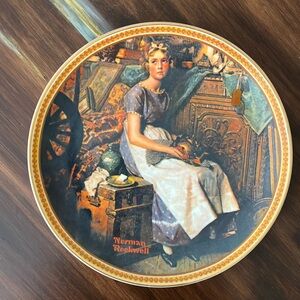 Norman Rockwell “Dreaming in the Attic” Collector’s Plate